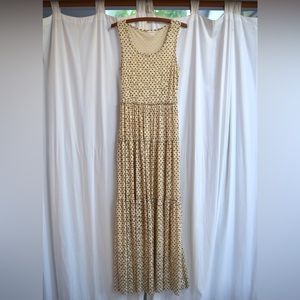 ❌SOLD❌ Anthropologie Meadow Rue long lace polka dot maxi dress. Size Medium.